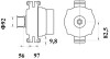 Генератор mahle / knecht mg799 (фото 2)