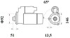 Стартер mahle / knecht ms758 (фото 2)