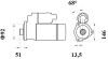 Стартер mahle / knecht ms761 (фото 2)