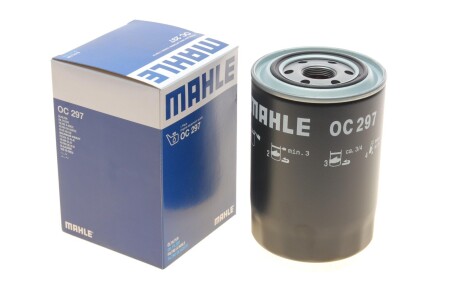 Фільтр оливний mahle / knecht oc 297