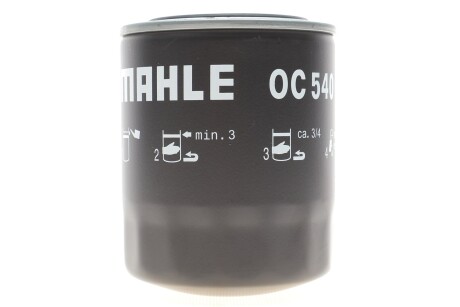 Фільтр оливний mahle / knecht oc 540