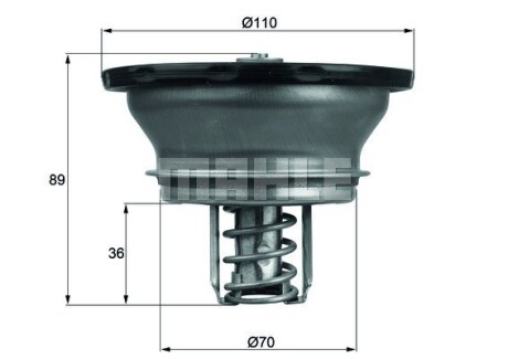 Термостат mahle / knecht thd382 (фото 1)