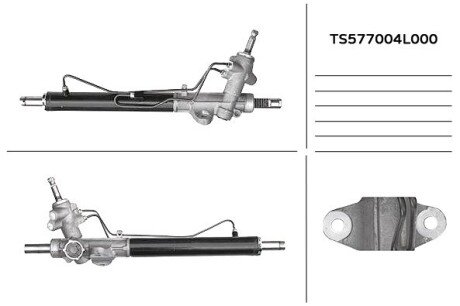 Рулевой механизм (рейка) в сборе mando ts577004l000 (фото 1)