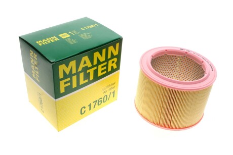 Фільтр повітряний Citroen Berlingo/Xsara/Peugeot 306/Partner 1.8D/1.9D 96-02 -FILTER mann c 1760/1