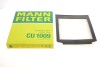 Фільтр салону Land Rover Range Rover 94-02 -FILTER mann cu1009 (фото 2)