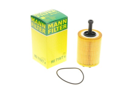 Фільтр масляний VW T5/Caddy III 03- -FILTER mann hu 719/7 x