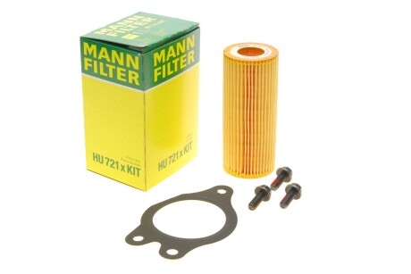 Фильтр масляный (к-кт) -FILTER mann hu 721 x kit