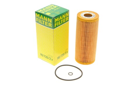 Фільтр масляний VW LT 96-/Crafter 06- 2.5TDI -FILTER mann hu 726/2 x