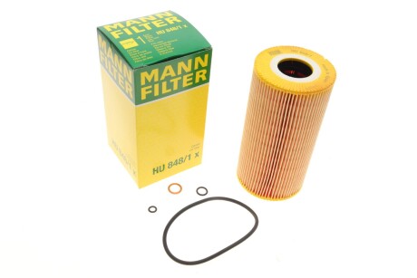 Фільтр масляний Opel Omega 2.5TD 94-03 -FILTER mann hu8481x (фото 1)