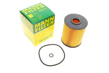 Фільтр масляний VW Touareg 4.2 V8 02-06 -FILTER mann hu9327x (фото 1)