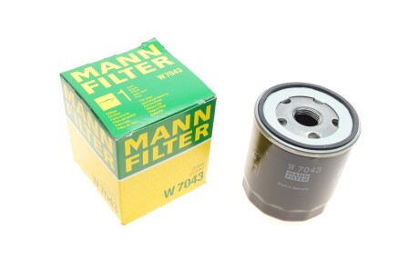 Фильтр масляный -FILTER mann w 7043