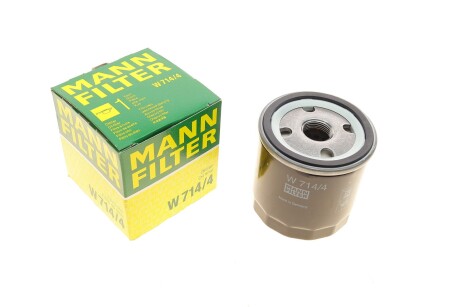 Фильтр масляный -FILTER mann w 714/4