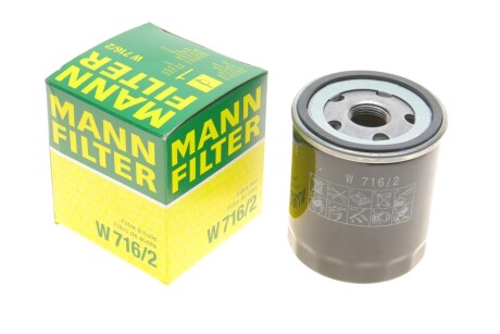 Фільтр масляний mann w7162 (фото 1)