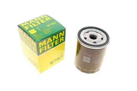 Фильтр масляный -FILTER mann w 718/2