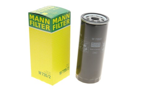 Фильтр масляный -FILTER mann w 735/2