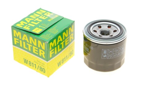 Фильтр масляный -FILTER mann w 811/80