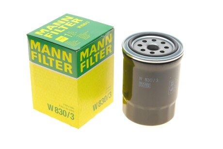 Фильтр масляный -FILTER mann w 830/3