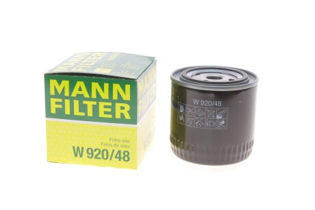 Фильтр масляный -FILTER mann w92048 (фото 1)