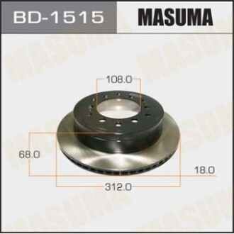 Диск гальмівний masuma bd1515