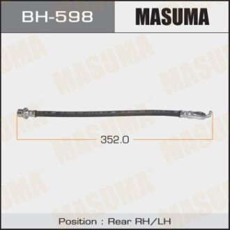 Шланг тормозной (BH-598) masuma bh598