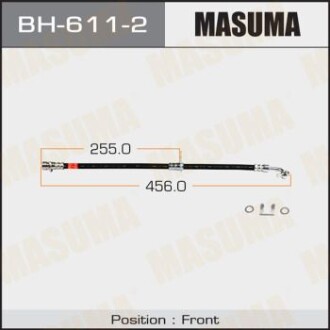 Шланг тормозной (BH-611-2) masuma bh6112