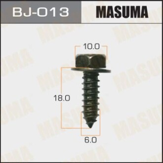 Саморіз (6x18 мм (комплект 10 шт) Mitsubishi (BJ-013) masuma bj013