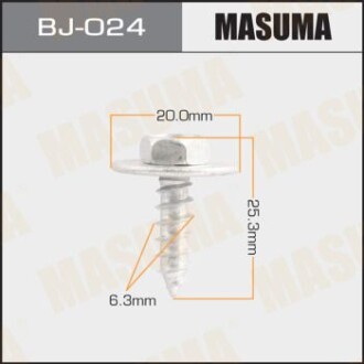 Саморіз 6.3x25.3 мм (комплект 10 шт) Toyota (BJ-024) masuma bj024