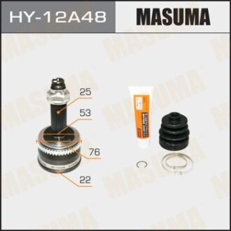 ШРУС наружный Hyundai Getz (02-06) (нар:25/вн:22/abs:48) (HY-12A48) masuma hy12a48