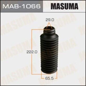 Пильовик амортизатора переднього (пластик) Honda Fit (02-07), Jazz (02-) (MAB-1066) masuma mab1066