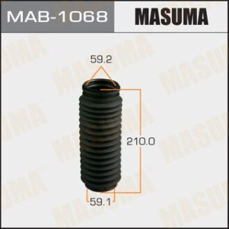 Пыльник амортизатора переднего (пластик) Honda Civic (06-10) (MAB-1068) masuma mab1068