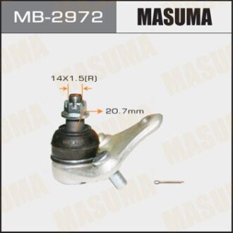 Опора шаровая передн нижн TOYOTA RAV4/ SXA1# (MB-2972) masuma mb2972 (фото 1)