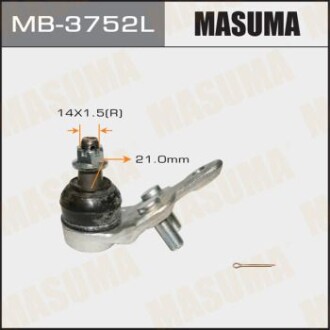 Опора шаровая передн нижн TOYOTA CAMRY, HARRIER/ MCU3#, ACU3#/ LH (MB-3752L) masuma mb3752l