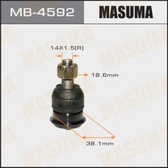 Опора кульова Nissan Almera Classic (06-12) (MB-4592) masuma mb4592 (фото 1)