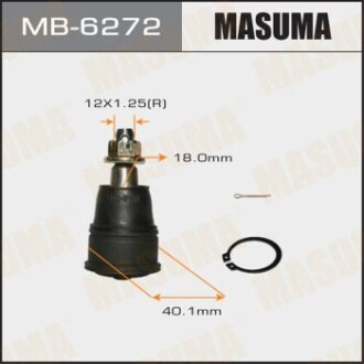 Опора шаровая нижняя Honda CR-V, FR-V (-08) (MB-6272) masuma mb6272