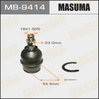 Опора кульова переднього нижнього важеля Lexus LX570/ Toyota Land Cruiser, Sequoia, Tundra (07-) (MB-9414) masuma mb9414