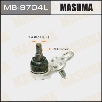 Опора кульова (MB-9704L) masuma mb9704l