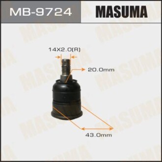 Опора кульова нижня Honda Accord (13-) (MB-9724) masuma mb9724