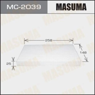 Фільтр салону (MC-2039) masuma mc2039