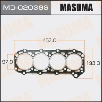 Прокладка ГБЦ (MD-02039S) masuma md02039s