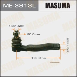 Наконечник рулевой out LH LAND CRUISER 100 LEXUS LX470 2000.08- (ME-3813L) masuma me3813l