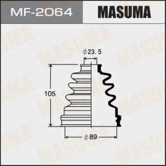 Пильовик ШРКШ зовнішнього Nissan Murano (04-08), Primera (01-05), Teana (03-08), X-Trail (00-07) (MF-2064) masuma mf2064 (фото 1)