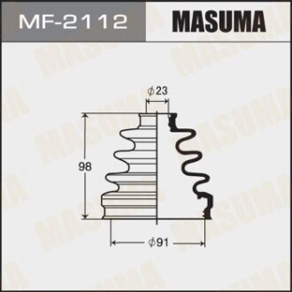 Пыльник ШРУСа HONDA CR-V III (06-14), HONDA FR-V (04-10), HONDA ACCORD VII (MF-2112) masuma mf2112 (фото 1)