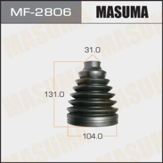 Пыльник ШРУСа (пластик)+спецхомут Toyota FJ Cruiser (06-09), Land Cruiser Prado (02-) (MF-2806) masuma mf2806