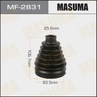 Пыльник ШРУСа MF-2831 (пластик) + спецхомут (MF-2831) masuma mf2831