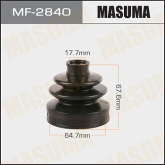 Пыльник ШРУСа заднего наружный Infinity QX50 (17-)/ Nissan Qashqai (06-), Rogue (14-), X-Trail (01-) (MF-2840) masuma mf2840 (фото 1)