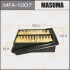 Фильтр воздушный HONDA JAZZ II (L12A1_L13A6_L15A1) 1.2, 1.3, 1.5 (05-08) (MFA-1007) masuma mfa1007 (фото 1)