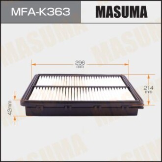 Фільтр повітряний (MFA-K363) masuma mfak363