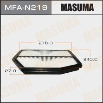 Фільтр повітряний Nissan Murano, Pathfinder/ Infinity QX60 (engine QR25DE) (14-) (MFA-N219) masuma mfan219