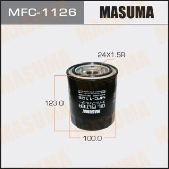 Фільтр масляний Toyota Land Cruiser (-07), Land Cruiser Prado (00-07) D 3.0, 4.2 (MFC-1126) masuma mfc1126