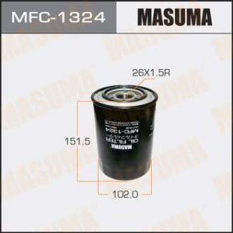 Фильтр масляный Mitsubishi Pajero (00-) D 3.2 (MFC-1324) masuma mfc1324